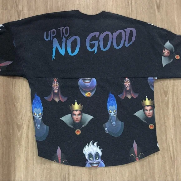 Disney Parks Villains Up To No Good Spirit Jersey Halloween-Large color grey - Picture 7 of 7
